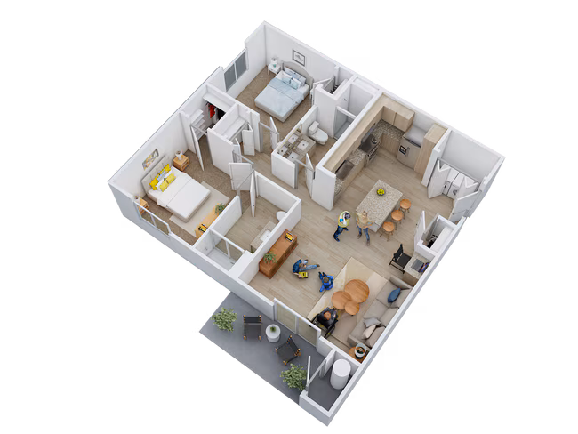 Unit 11-1075 22-2135 floor plan